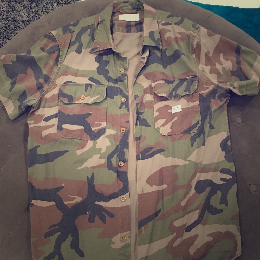 Ralph Lauren denim n supply army fatigue shirt